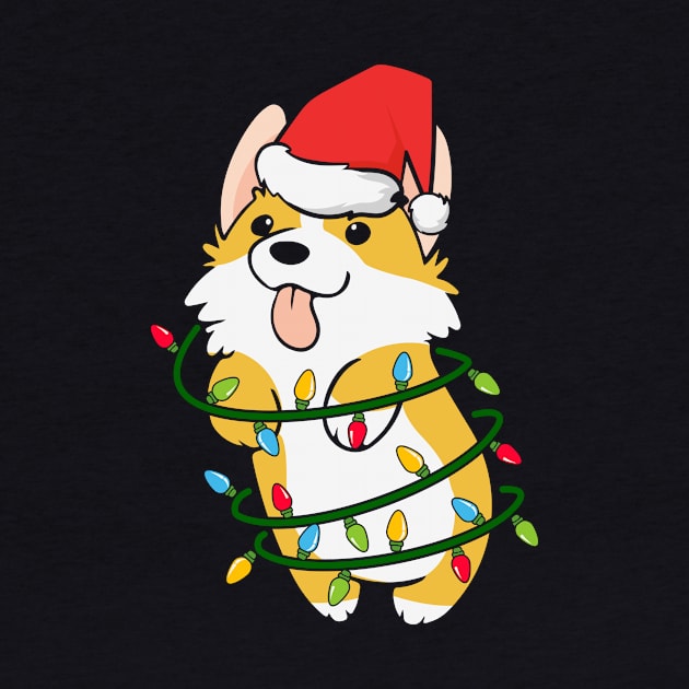 Cute Corgi Dog Christmas for Women, Men and Kids by Mana Tees